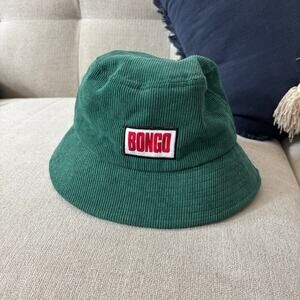 Bongo Corduroy Bucket Hat Green Y2k 90s Girly One Size